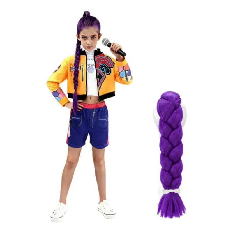 Disfraz K-pop Para Niña Guerrera R Idol (talla 10-12) Naranja 13-14