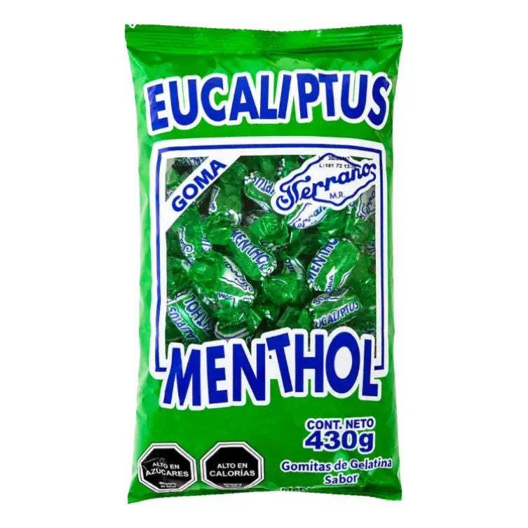 Gomitas Fruna Sabor Eucaliptus Mentol (bolsa De 430 Gramos)