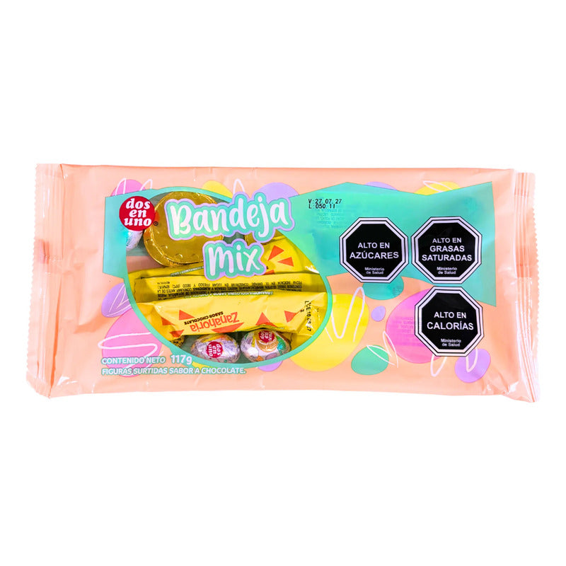 Chocolates De Pascua Dos En Uno Bandeja Mix Con 117 Gramos