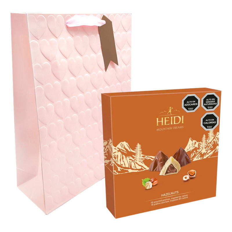 Bombones De Avellana Caramelizada Heidi + Bolsa De Regalo