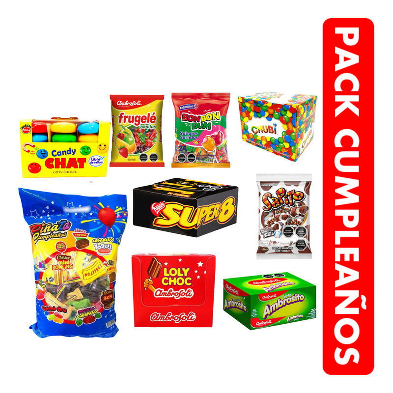 Pack Dulces Para Cumpleaños- Especial 20 Niños