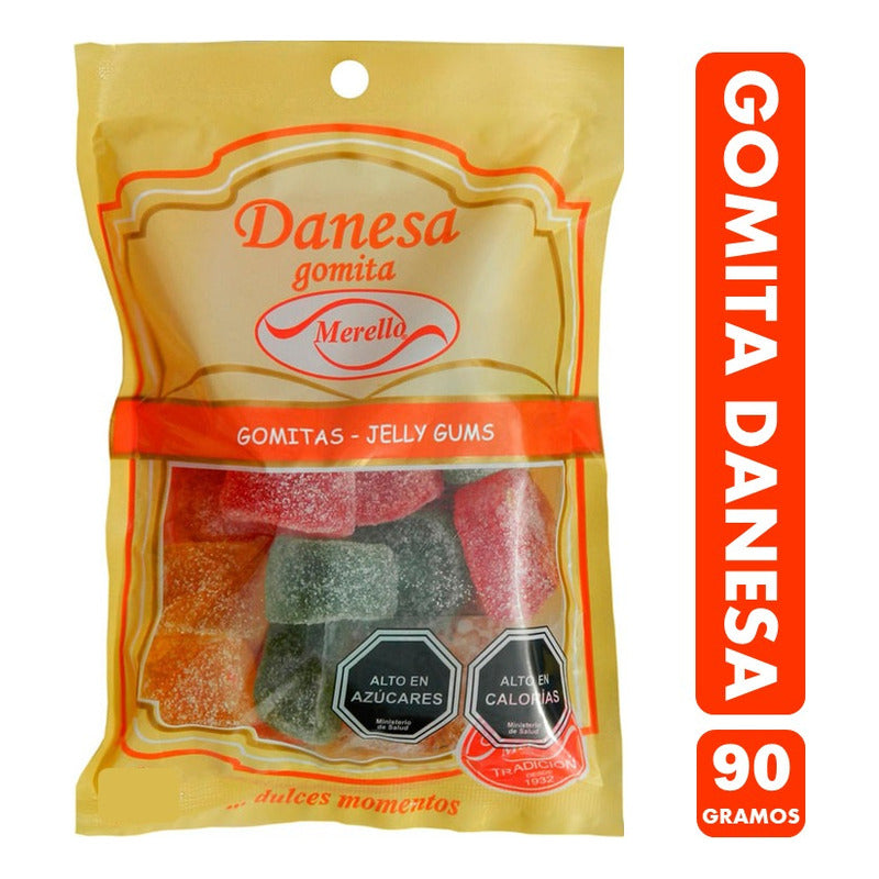 Gomitas Danesas De Merello - Sabores Frutales (90 Gramos)