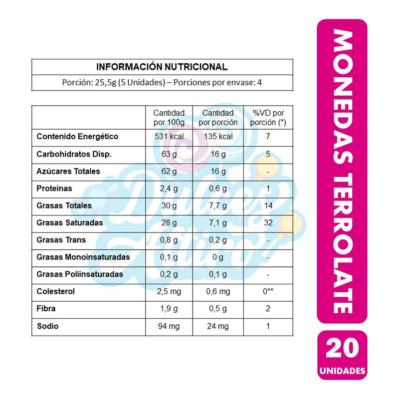Chocolates Halloween - Monedas De Terrolate (bolsa De 20)