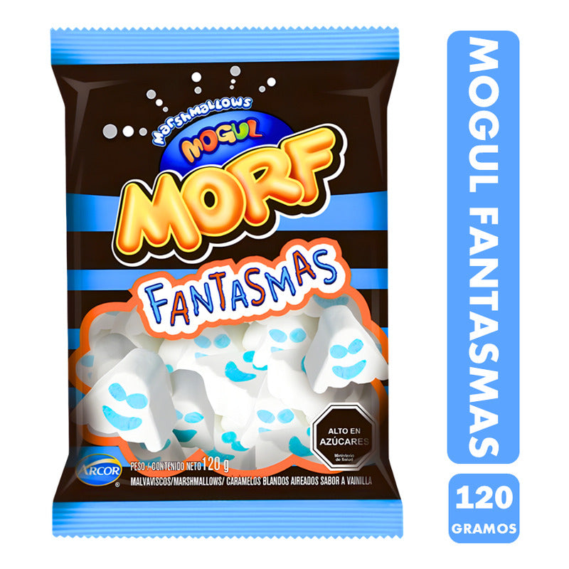 Marshmallows Halloween En Forma De Fantasmas(bolsa Con 120g)