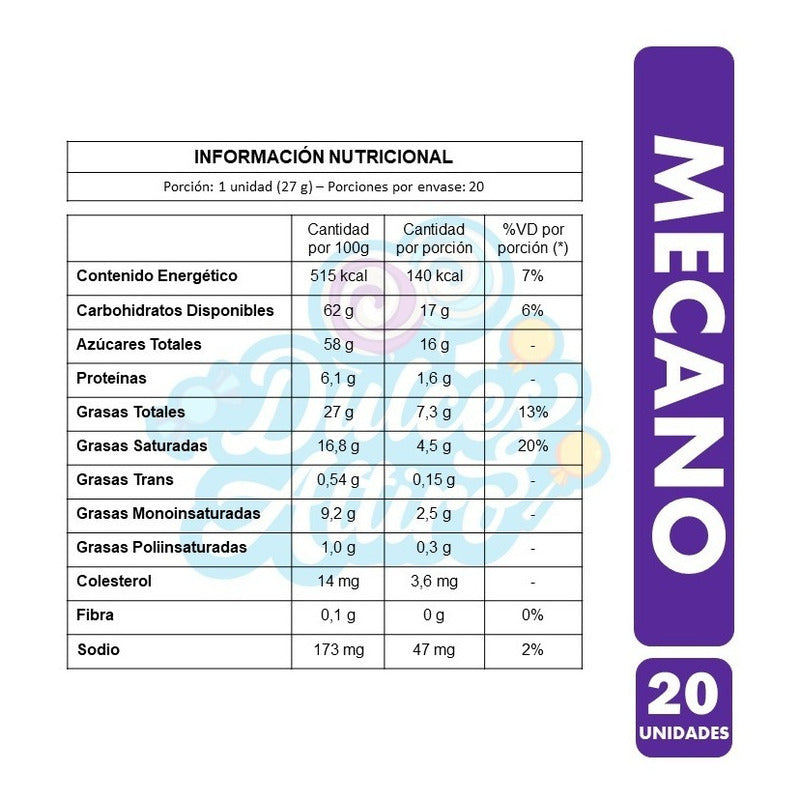 Mecano - Tuercas De Chocolate (caja Con 20 Unidades)