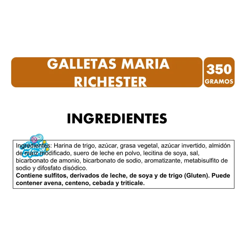 Galletas Maria Richester Especial Para Alfajores Y Postres