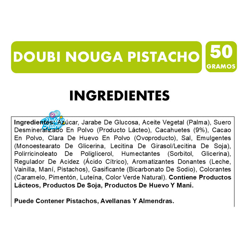 Chocolate Sabor Pistacho Con Caramelo Y Nueces (50 Gr)