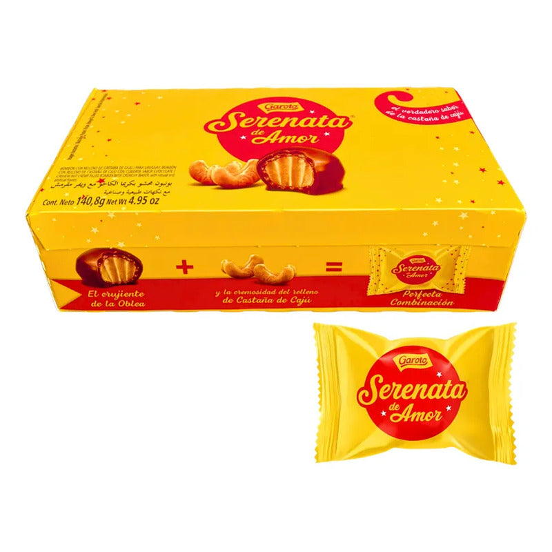 Oblea De Chocolate Y Castaña De Cajú Serenata De Amor (8u)