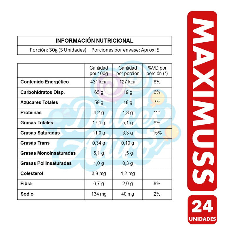 Maximuss - Marshmallows Bañados En Chocolate (24 Unidades)