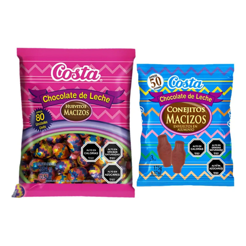 Pack Bolsa Conejitos Costa + Huevitos De Costa Pascua