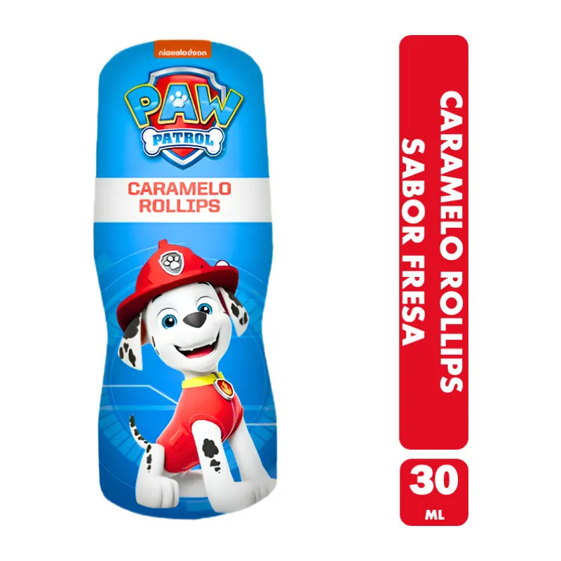 Caramelo Rollips Paw Patrol Sabor Fresa Sin Azúcar Unitario