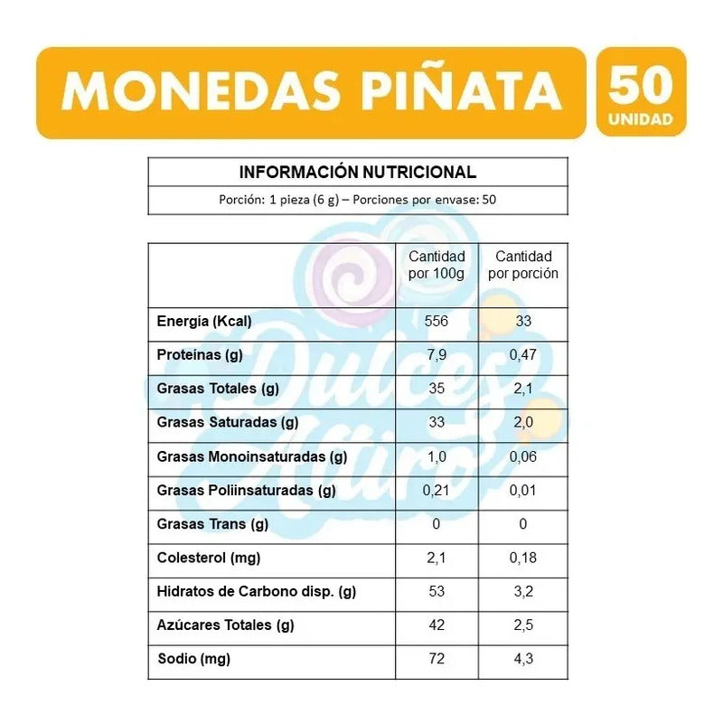 Monedas De Chocolate Mabu (pote Con 50 Unidades)