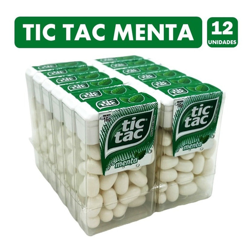 Caramelo Tic Tac Menta (caja Con 12 Unidades)
