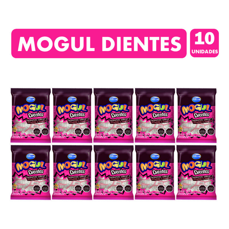 Dulces Para Halloween - Gomitas Mogul Dientes (pack 10 Uni)