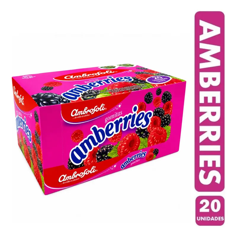 Gomitas Amberries De Ambrosoli - (caja De 20 Unidades)