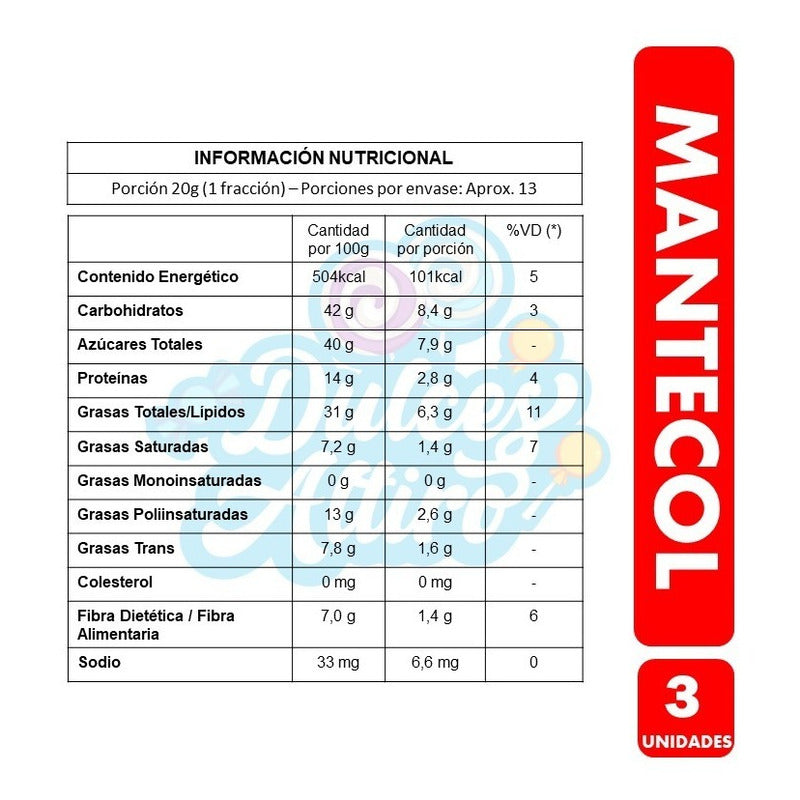 Dulce De Maní Mantecol 250gr X3
