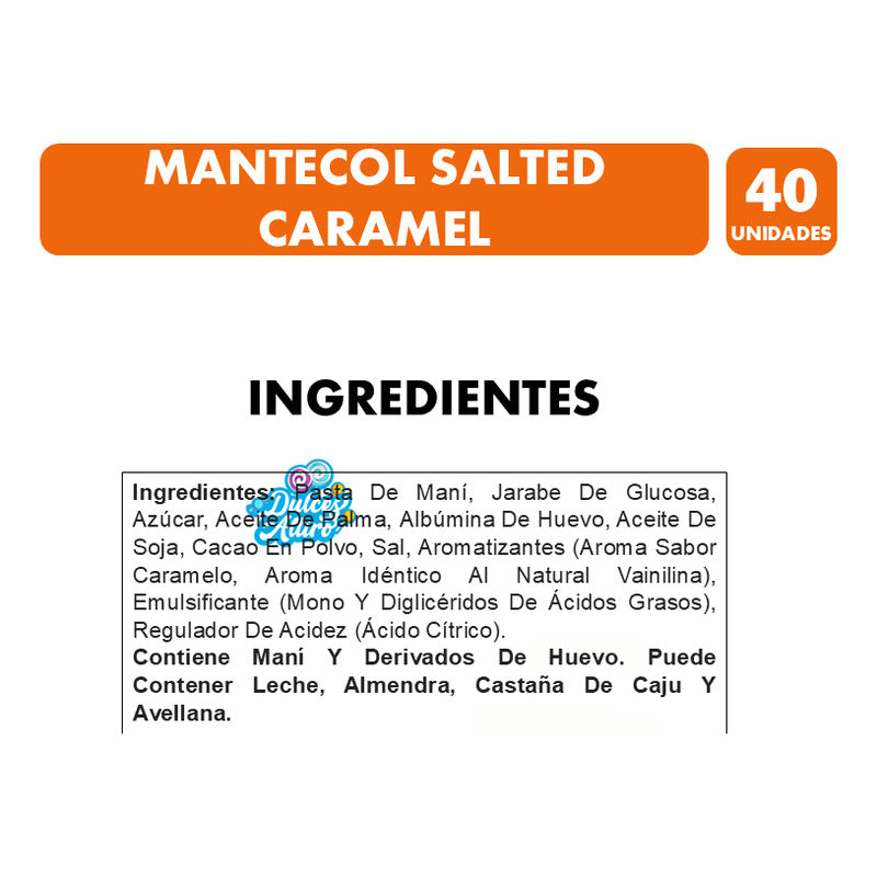 Mantecol Caramelo 111 Gramos - Caja De 40 Unidades