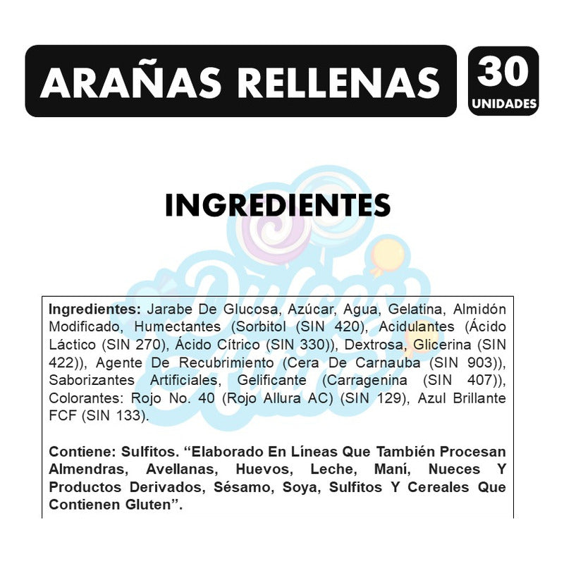 Gomitas Con Forma De Araña Hallowee Ambrosoli(bolsa Con 30u)