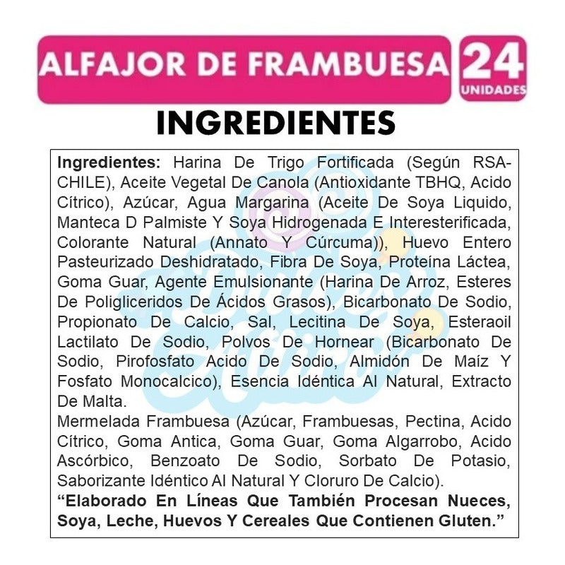 Alfajor Delicia Frambuesa Nutrabien X24