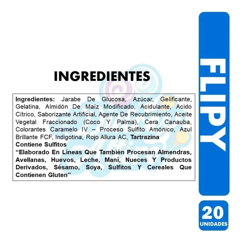 Gomitas Flipy De Ambrosoli - Display Con 20 Unidades