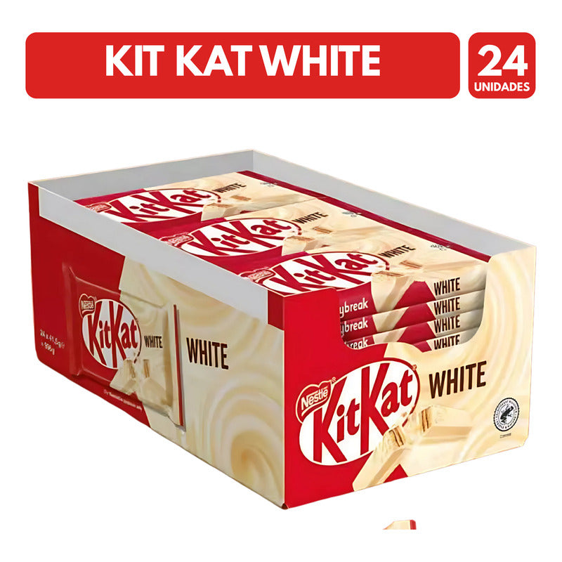 Kit Kat White En Caja - Chocolate Por Mayor (caja De 24 Uni)