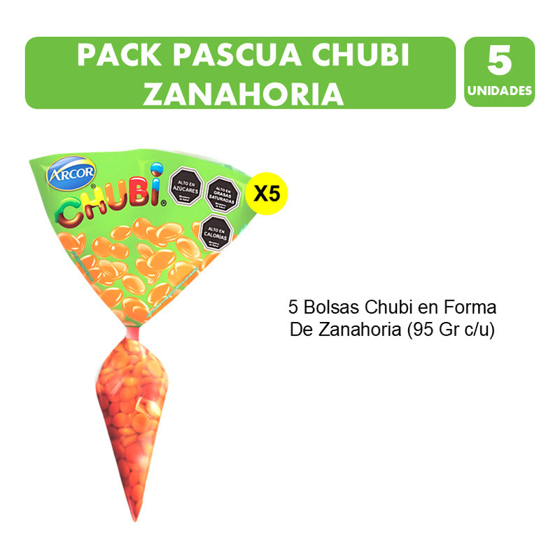 Huevos De Pascua Por Mayor Zanahoria De Chubi (pack 5 Uni)