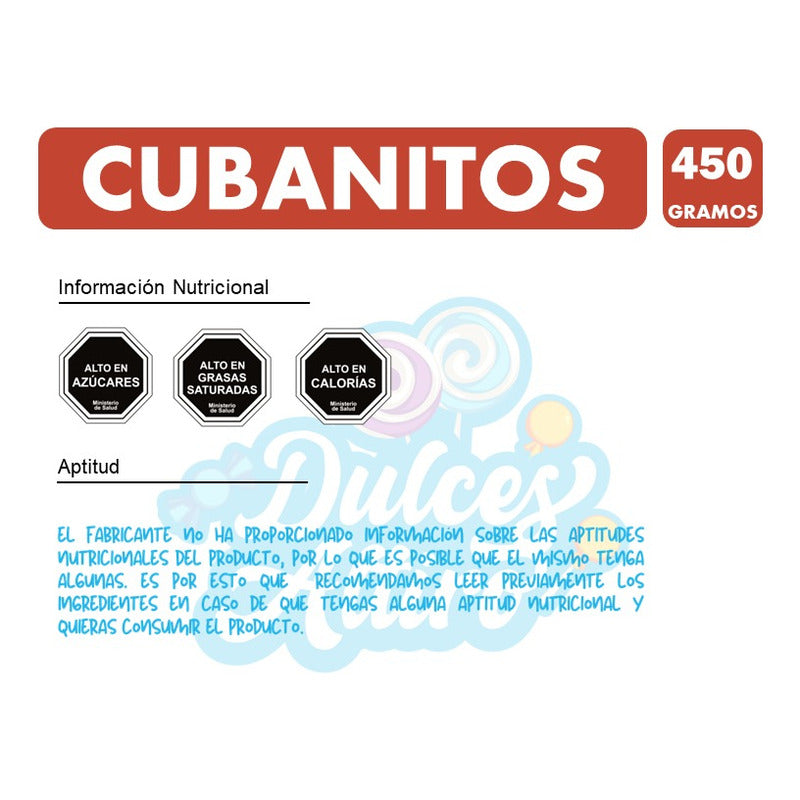 Cubanitos Fruna - Malvaviscos Con Chocolate (bolsa Con 450g)