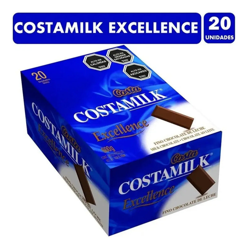 Costamilk Excellence Chocolate Costa (display 20 Unidades)