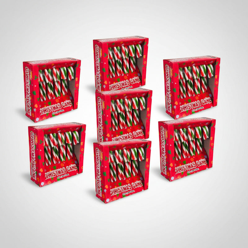 Bastones Navideños Dulces Especial Navidad (pack 7 Unidades)