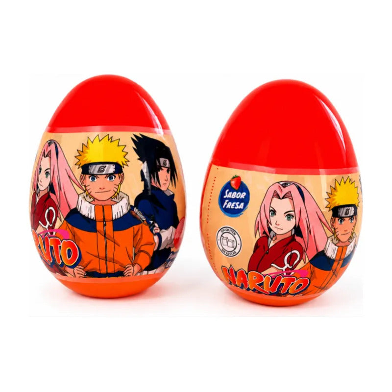 Huevitos Coleccionables Naruto Brickell Candy Sin Azúcar 1un