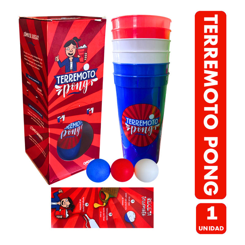 Terremoto Pong - Vasos Para Jugar Terremoto Pong Con Pelota