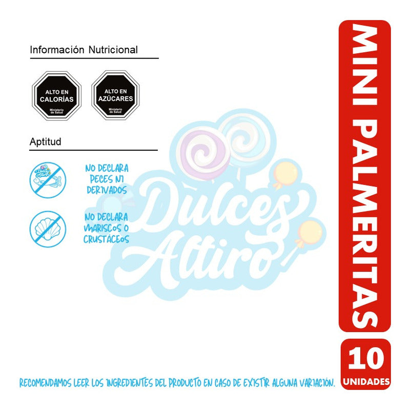 Galletas Mini Palmeritas, Costa (para Colación) - Pack 10un.