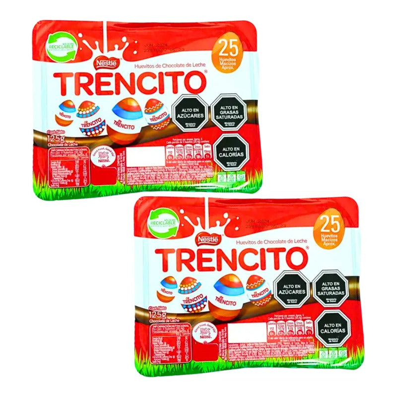 Pack Bandeja Huevitos De Pascua Trencito (2 Unidades)