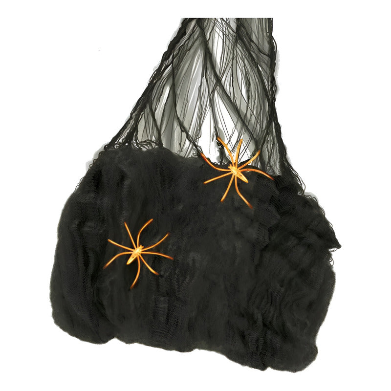 Telaraña Decorativa Negro Especial Halloween (20 Gramos)
