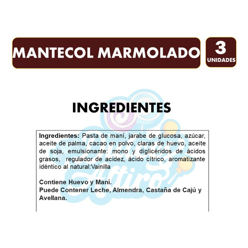 Mantecol Marmolado Con Cacao - Sin Gluten (pack 3 Unidades)