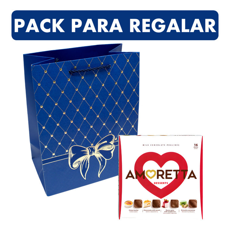 Bombones Amoretta Desserts (caja Roja) + Bolsa De Regalo