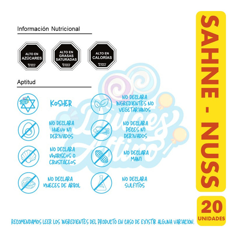 Shane Nuss Nestle En Formato Individual (caja Con 20 Uni)