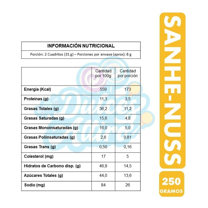 Chocolate Shane-nuss Barra 250g