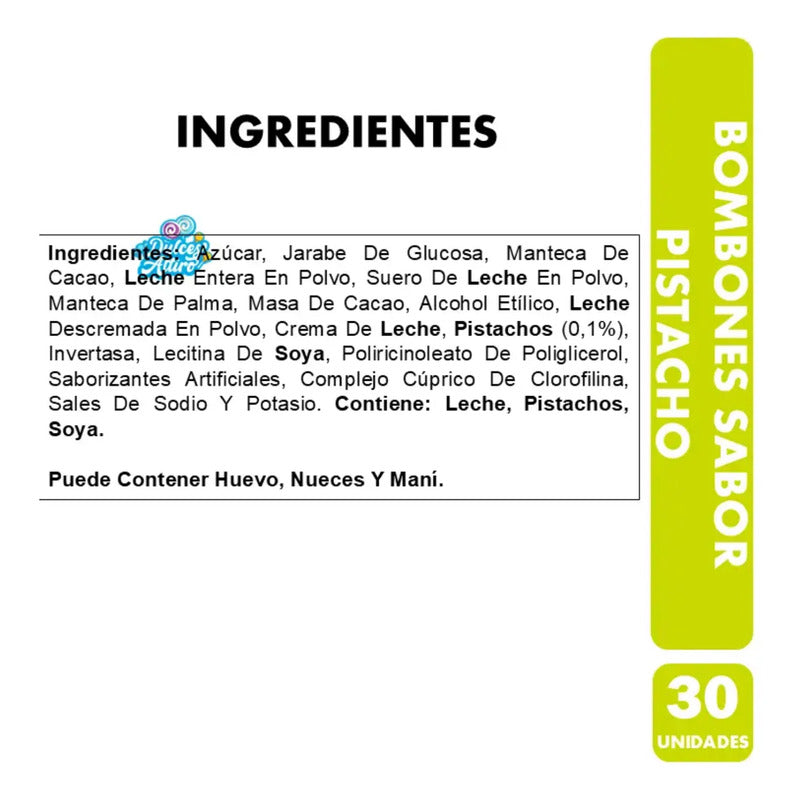 Bombones Goplana Premium Sabor Pistacho (30 Unidades)