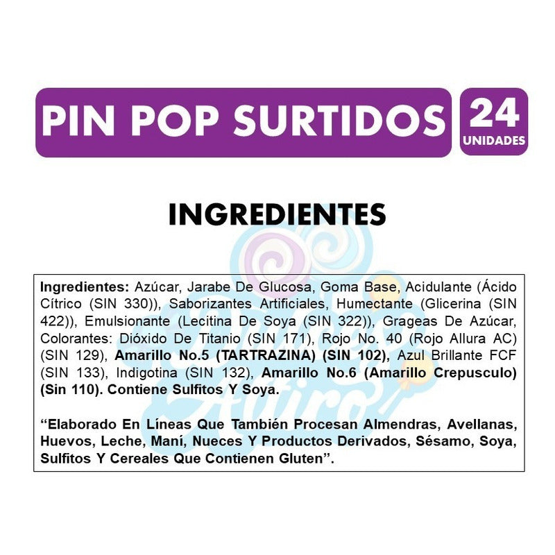 Pin Pop - Coyak De Ambrosoli (bolsa Con 24 Unidades)