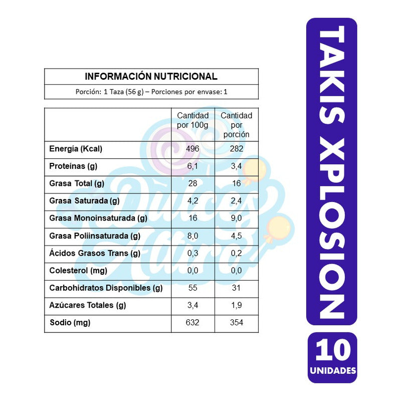 Takis Queso Y Aji - Tortillas De Maiz Xplosion(pack Con 10u)