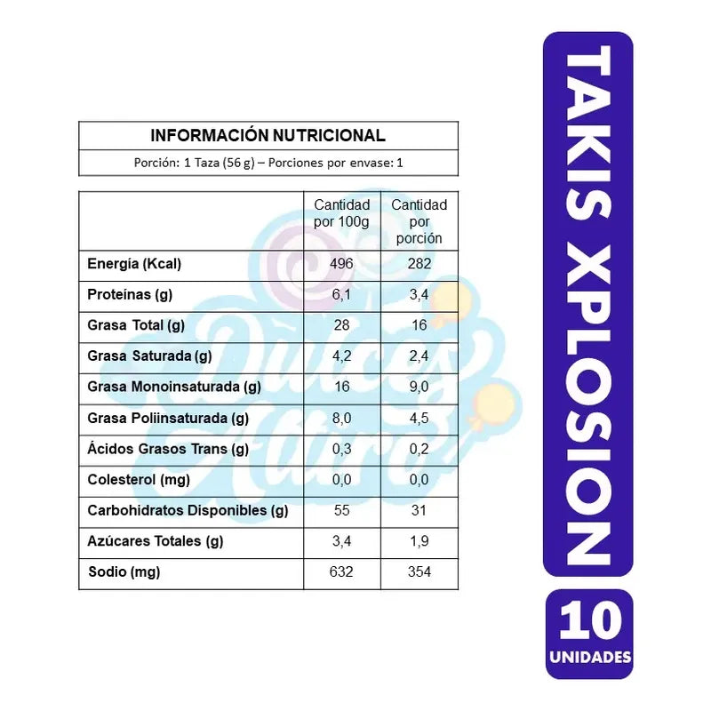 Takis Queso Y Aji - Tortillas De Maiz Xplosion(pack Con 10u)