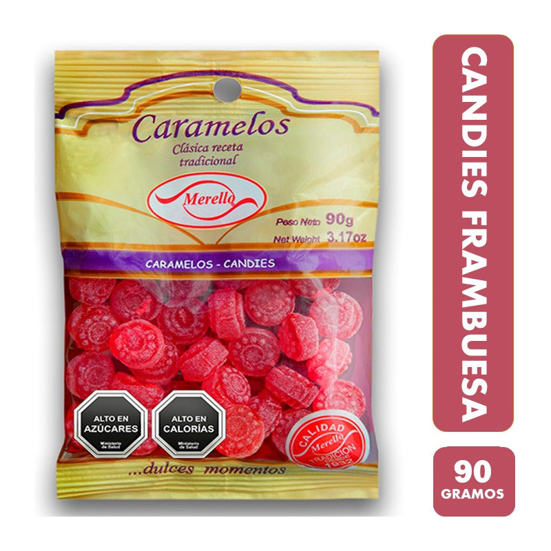 Caramelos Sabor Berries Frambuesa - Candies (bolsa Con 90gr)