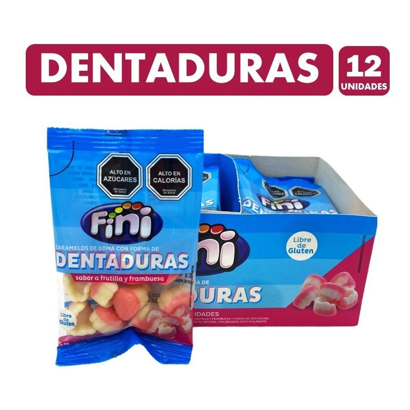 Display Gomitas Fini Dentaduras 180g (display 12 Unidades)