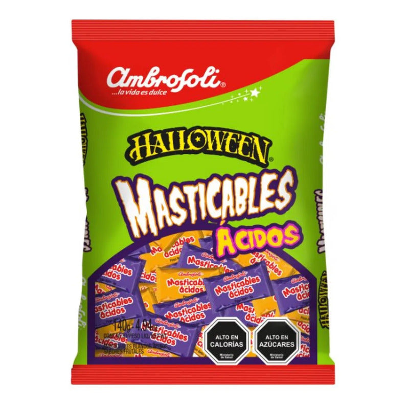 Masticables Ácidos Sabor Frutales Halloween (140g)