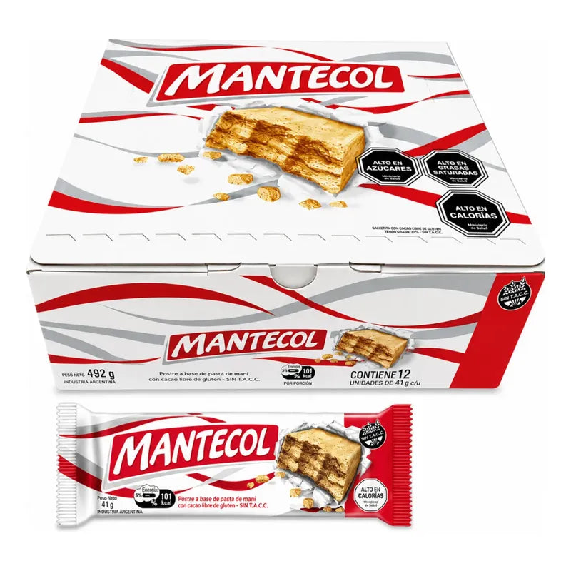 Mantecol Tradicional Barra Individual (caja Con 12 Unidades)
