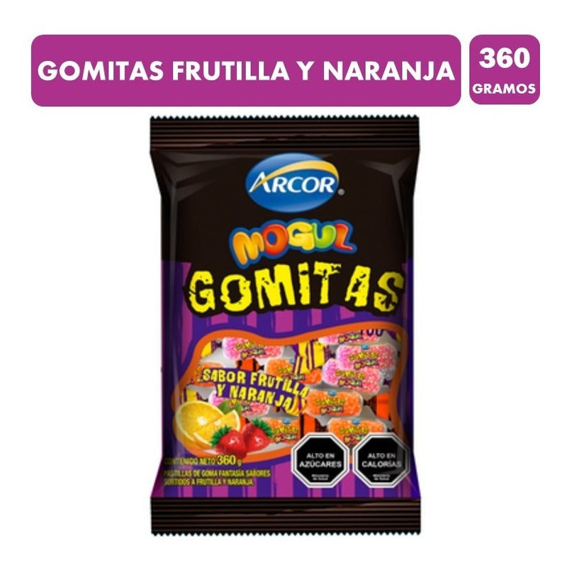 Gomitas Halloween Mogul - Frutilla Y Naranja(bolsa Con 360g)