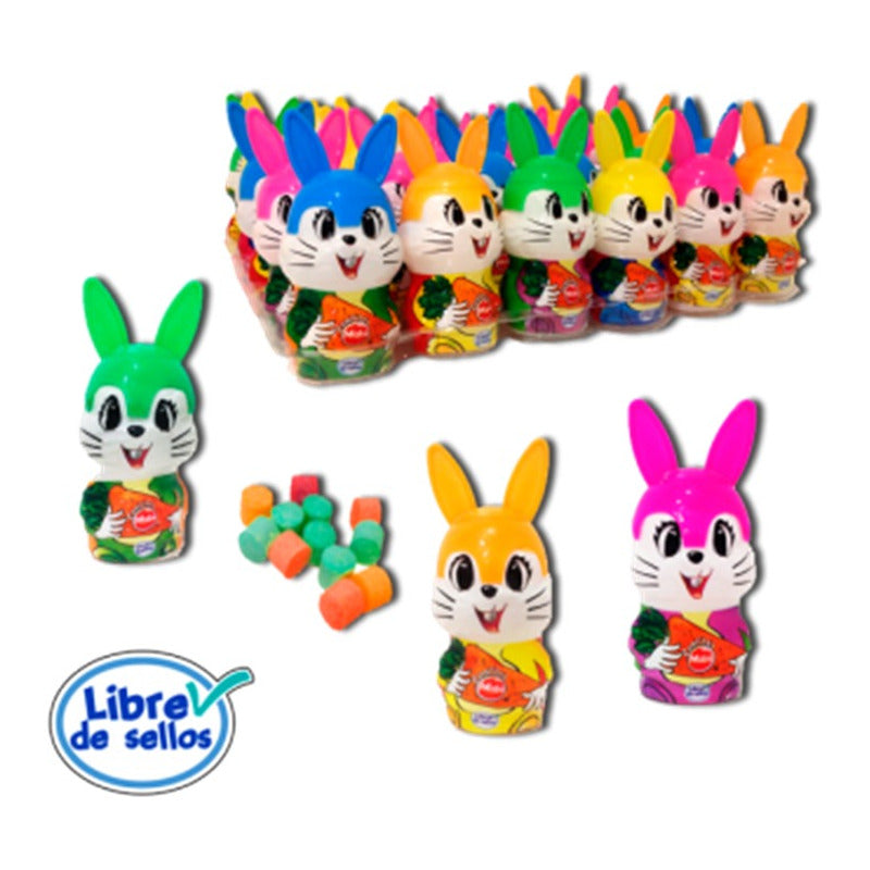 Conejo De Pascua Con Dulces Sin Sellos (caja Con 20un)