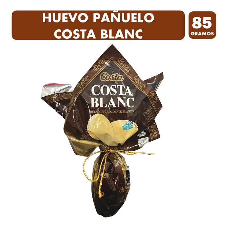 Huevo Pañuelo Grande Chocolate Blanco Costa Blanc (85g)