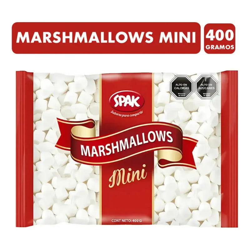 Mini Marshmallow Spak - Sabor Vainilla (bolsa 400 Gramos)